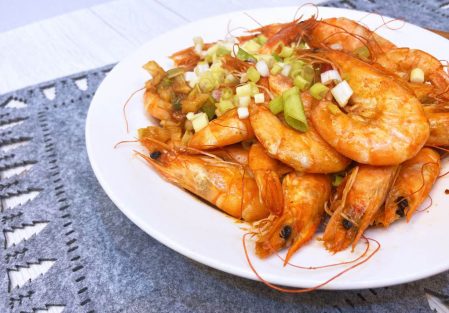 【輕鬆料理】簡單做！胡椒蝦&韓式泡菜海鮮煎餅/蝦子料理推薦/元家藍鑽蝦