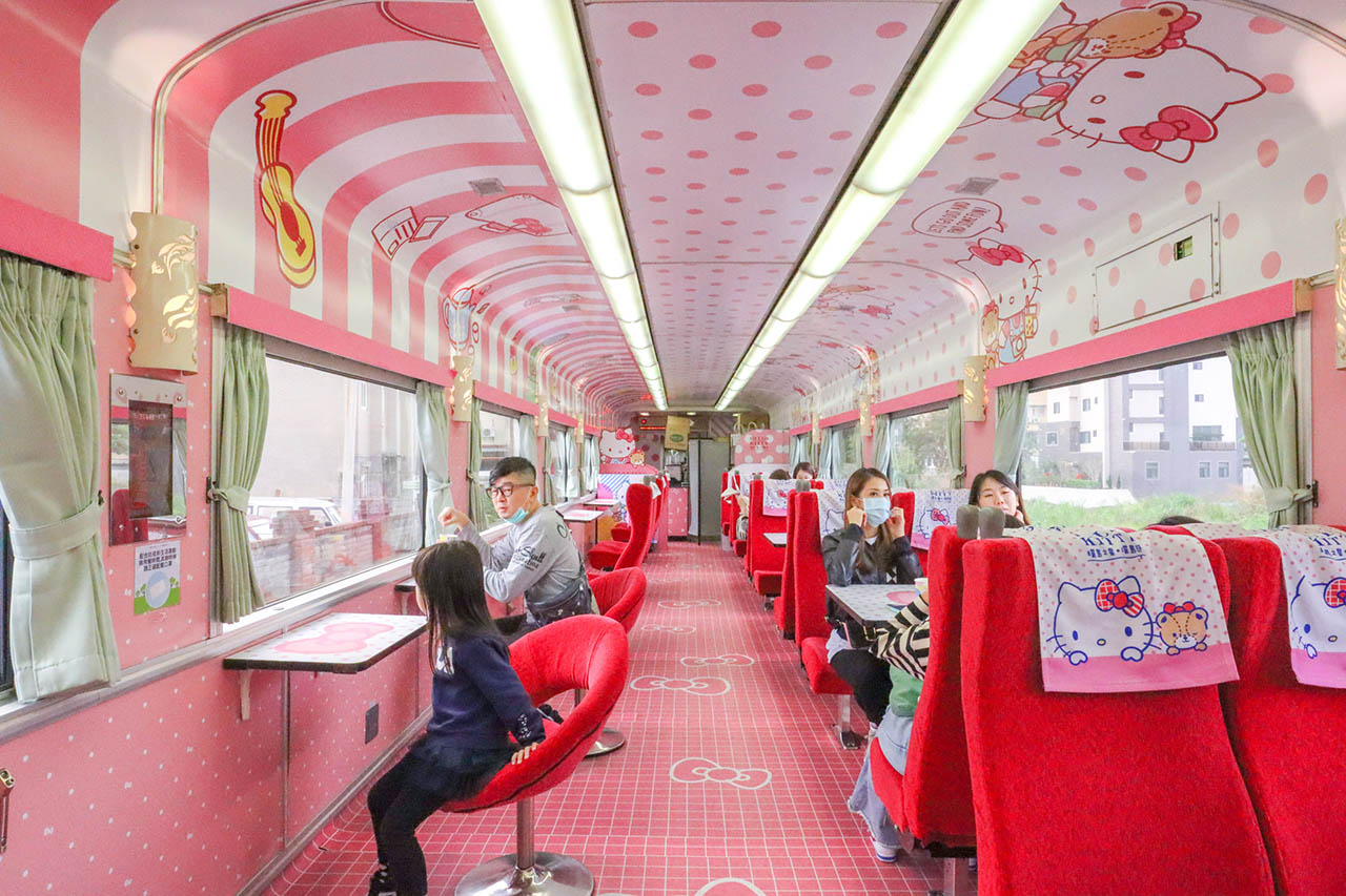 【環島之星】好可愛！跟著Hello Kitty繽紛列車遊台灣 / 在車廂大唱KTV、玩手作，感受不一樣的火車旅行