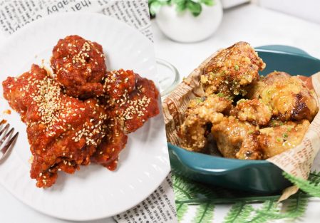 【韓式炸雞食譜】韓式蜂蜜奶油炸雞＆韓式甜辣風味炸雞／小孩才做選擇，我要一次吃2種口味！